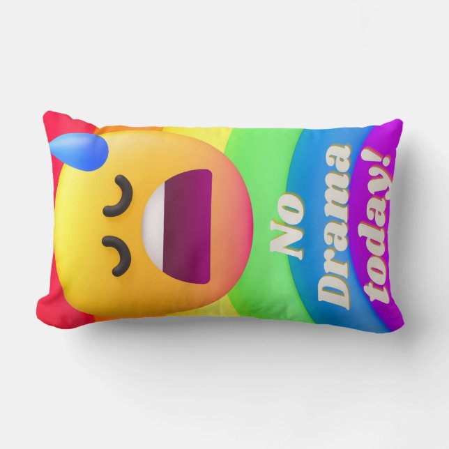 ansikte-ikoncitattecken lumbarkudde (Framsida)