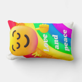 ansikte-ikoncitattecken lumbarkudde