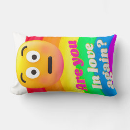 ansikte-ikoncitattecken lumbarkudde