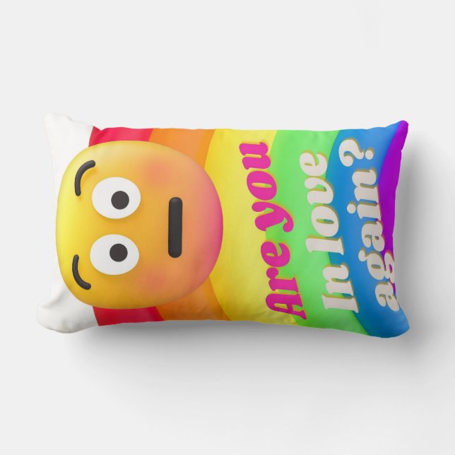 ansikte-ikoncitattecken lumbarkudde (Framsida)