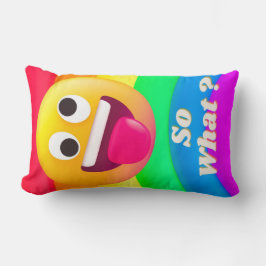 ansikte-ikoncitattecken lumbarkudde