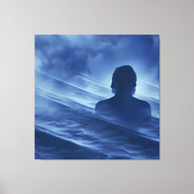 Ansikte it Ensam Canvastryck (Framsida)