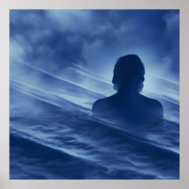 Ansikte it Ensam Poster (Framsidan)