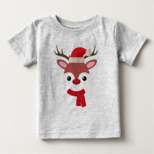 Ansikte, julrenar t shirt