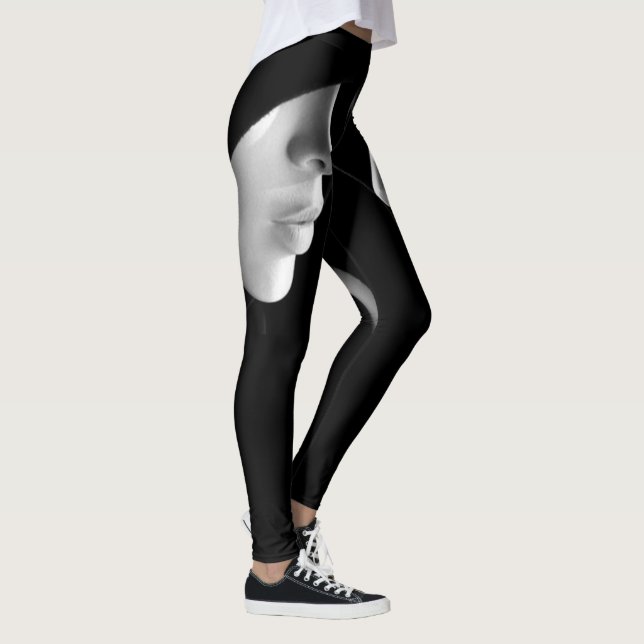 Ansikte Leggings (Höger)