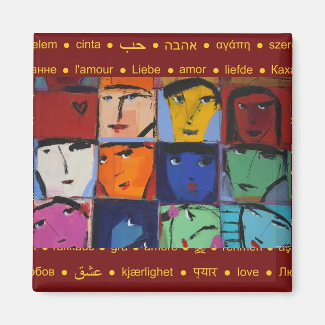 Ansikte Magnet (Framsidan)