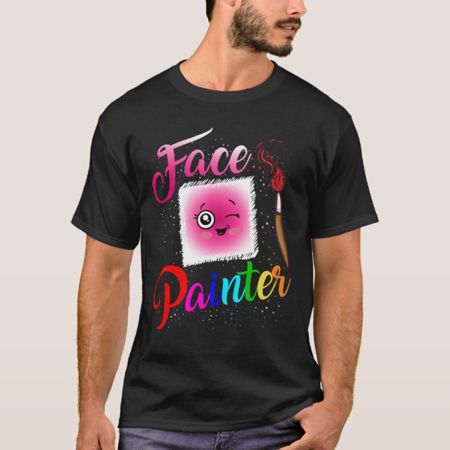 Ansikte-målare för Makeup T Shirt (Framsida)