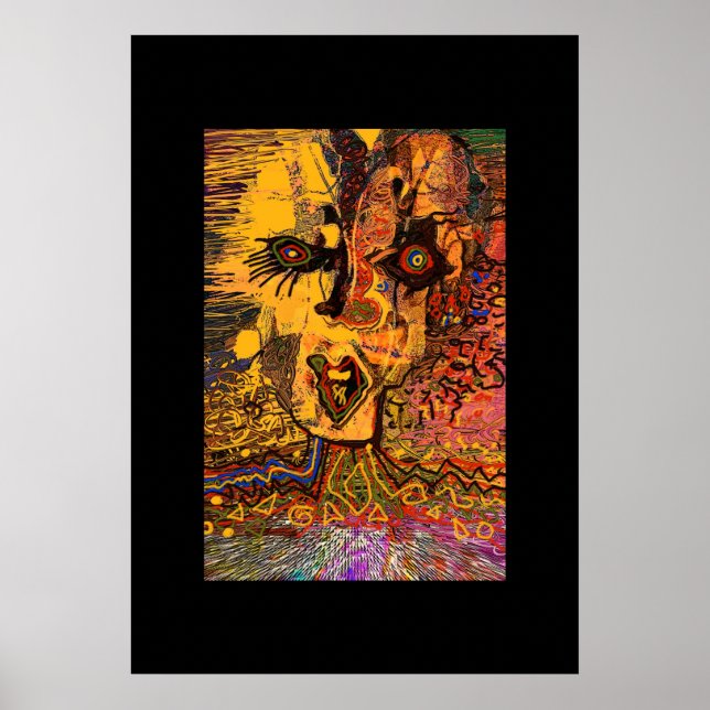 Ansikte målning poster (Framsidan)