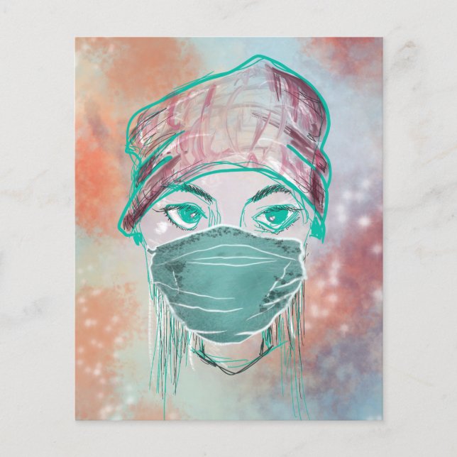 ansikte mask party (Framsida)