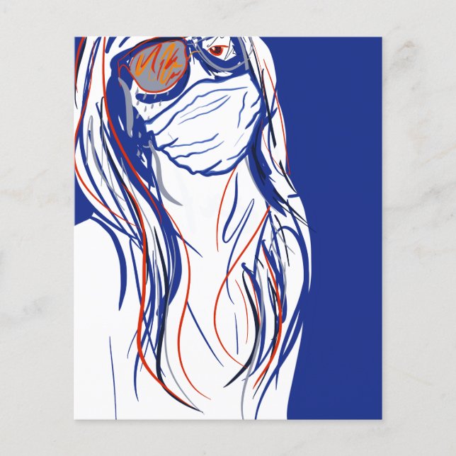 ansikte mask party (Framsida)