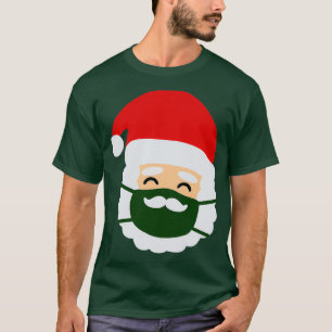 Ansikte Mask Santa Mustache Classic TShirt T Shirt