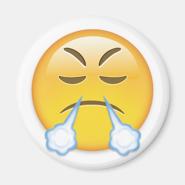 Ansikte med avseende på Triumph Emoji Magnet (Framsidan)