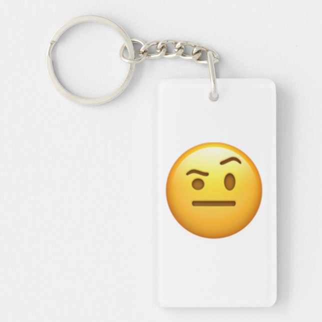 Ansikte med en eyebrow upphöjd - Emoji (Framsidan)
