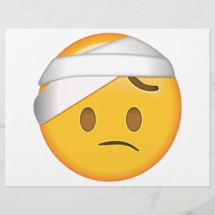 Ansikte med huvudband - Emoji Reklamblad