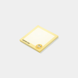 Ansikte med Rolling Ögon Post-it Block