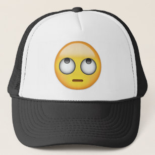 Ansikte med rullande ögon Emoji Keps