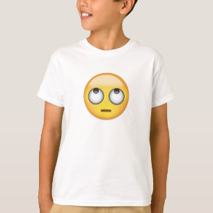 Ansikte med rullande ögon Emoji T Shirt
