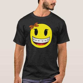ansikte med stag - flicka tee shirt