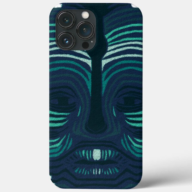 Ansikte med stammärkning (Baksida)