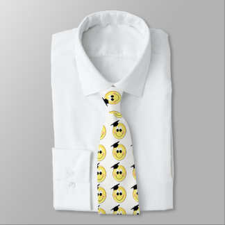 Ansikte med Studentmössa Neck Tie Slips