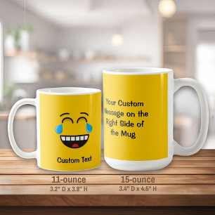 Ansikte med Tårar i Joy Coffee Mugg
