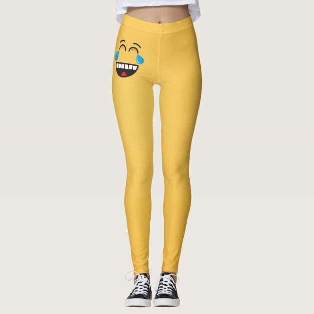 Ansikte med Tårar Joy Leggings (Framsida)