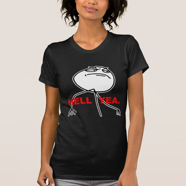 Ansikte Meme för helveteYeaursinne Tee Shirt (Framsida)