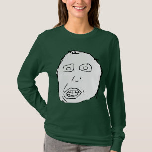 Ansikte Meme för Herp Derp idiotursinne Tröja