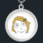 Ansikte Meme för ursinne för hår för Derpina Silverpläterat Halsband<br><div class="desc">Härom meme: "Är ursinnetecknader" en everincreasing samling av tecknader som snabbt föröka sig frambragda websites för användaren innehåll liksom reddit, 4chan, och 9gag, bland andra, som består av en grundläggande uppsättning av enfaldiga och roliga grundtecken, eller "rasa ansikten, " som kan appliceras till olika omständigheter och berätta verkliga livet eller...</div>