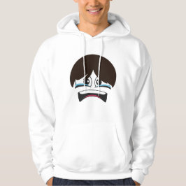 ANSIKTE MÖNSTER DESIGN HOODIE