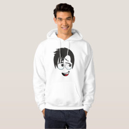 ANSIKTE MÖNSTER DESIGN HOODIE