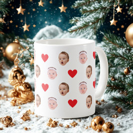 Ansikte Mugg, Anpassningsbar Photo mugg, Baby Gift Jumbo Mugg