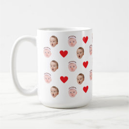 Ansikte Mugg, Anpassningsbar Photo mugg, Baby Gift Kaffemugg