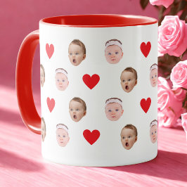 Ansikte Mugg, Anpassningsbar Photo mugg, Baby Gift Mugg