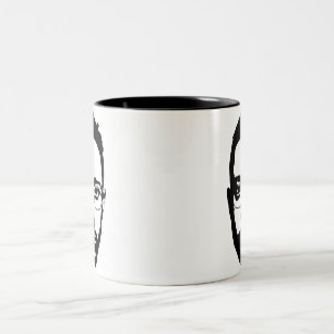 Ansikte (mugg) Två-Tonad mugg
