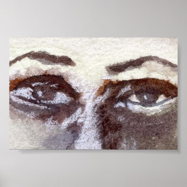 Ansikte och Figurer Mini-Poster Poster (Framsidan)