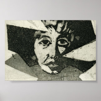 Ansikte och Figurer Mini-Poster Poster