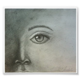 Ansikte och skuggor - Amanda Salvador Fototryck