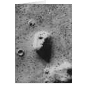 Ansikte på MARS-_-Cydonia Mensae Hälsningskort