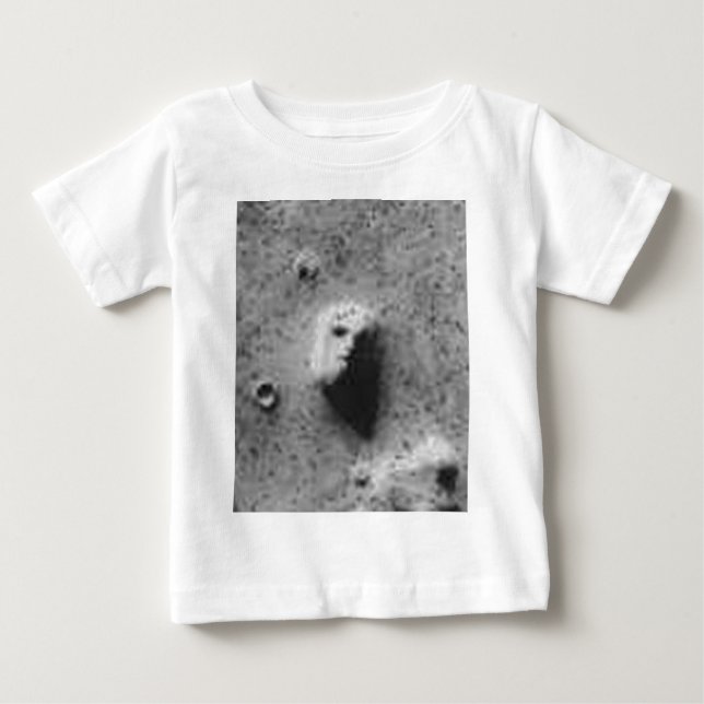 Ansikte på MARS-_-Cydonia Mensae Tee Shirt (Framsida)