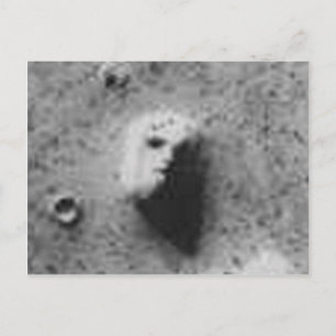 Ansikte på MARS-_-Cydonia Mensae Vykort