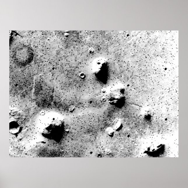 Ansikte på Mars Poster (Framsidan)