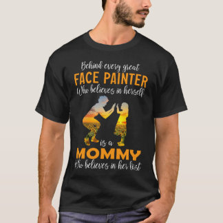 Ansikte Painter Mamma T Shirt