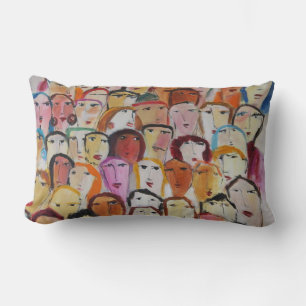 Ansikte Pillow Lumbarkudde