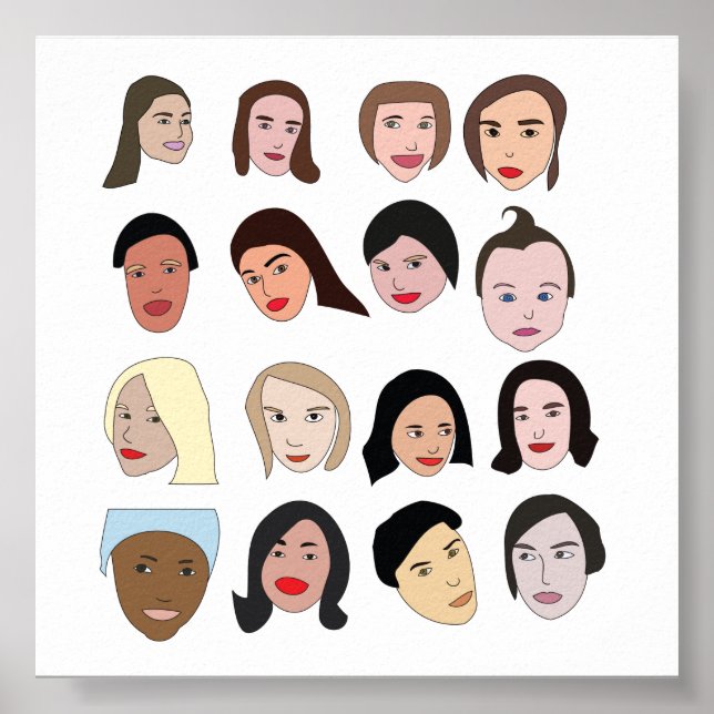 Ansikte Poster (Framsidan)