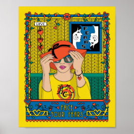 Ansikte Poster dina farhågor_B_8x10