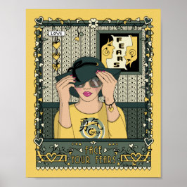 Ansikte Poster dina farhågor_C_8x10