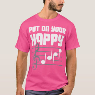 Ansikte - Roliga pianolektioner Pianospelare Pian T Shirt