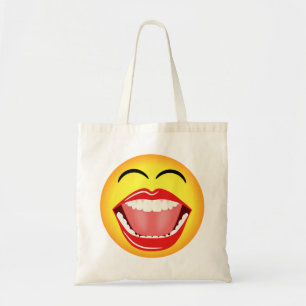 Ansikte Roligt Humor budgeterade Tote bags Tygkasse