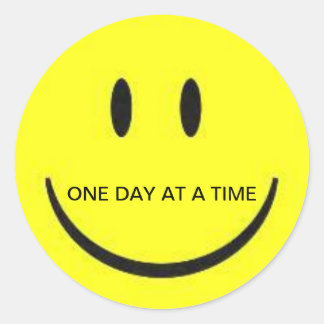 Ansikte Runt Klistermärke